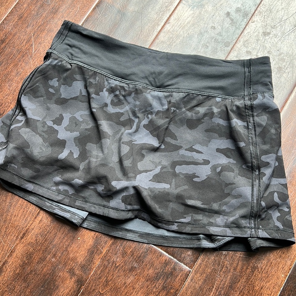 Black Army Lululemon Skirt